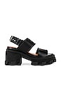 view 1 of 5 Cleated High Heel Sandal in Black