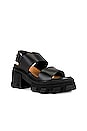 view 2 of 5 Cleated High Heel Sandal in Black