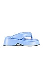 view 1 of 5 Retro Thong Flatform in Placid Blue