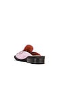 view 3 of 5 Wide Welt Squared Toe Mule in Winsome Orchid