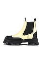 view 5 of 5 Cleated Low Chelsea Boot in Pale Banana