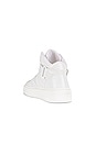 view 3 of 6 Sporty Mix Cupsole High Top Velcro Sneaker in Oyster Gray in Egret
