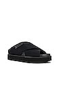 view 2 of 5 Wide Welt Crossover Sandal in Black