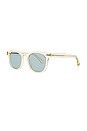 view 2 of 3 Byrne Sunglasses in Pure Glass & Pure Blue