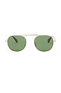 view 1 of 3 Van Buren II Sun in Gold-sap Tortoise & Flat Pure Green