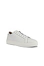 view 2 of 6 Royale Perf Smooth Leather Sneaker in Blanco