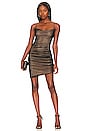 view 1 of 4 Perry Mini Dress in Black & Natural