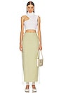 view 4 of 4 Lotes Midi Skirt in Pale Olive