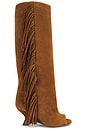 view 1 of 5 Ninette Fringes Boots in Tobacco