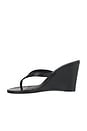 view 5 of 5 x The Grandquist The Wedge Sandal in Black