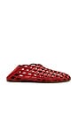 view 1 of 3 x Helsa Peek-a-boo Ballerina Flat in Red
