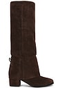 view 1 of 5 Georgina Boot in Chocolate Suede