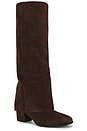 view 2 of 5 Georgina Boot in Chocolate Suede