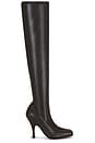 view 1 of 5 Lea Over The Knee Boot in Chocolate
