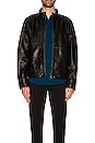 view 3 of 4 Leather Jacket in Black