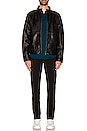 view 4 of 4 Leather Jacket in Black