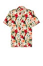 view 1 of 3 Short Sleeve Big On Point Shirt in Red Floral Hazy Days