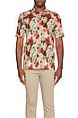 view 3 of 3 Short Sleeve Big On Point Shirt in Red Floral Hazy Days
