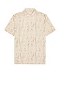 view 1 of 3 Short Sleeve Big On Point Shirt in Natural Textured Lines