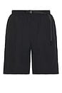 view 1 of 6 Nylon Loose Short in Black