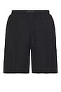 view 2 of 6 Nylon Loose Short in Black