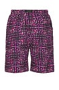 view 2 of 6 Nylon Packable G-Short in Batik Purple