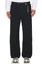 view 4 of 6 PANTALON DOUBLE KNEE in Black