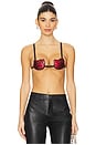 view 1 of 5 Hello Kitty Bold Bra in Bordeaux