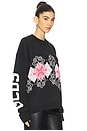 view 2 of 6 Hello Kitty Argyle Sweater in Black