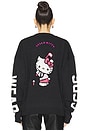 view 4 of 6 Hello Kitty Argyle Sweater in Black