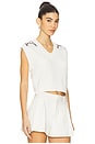 view 3 of 6 Hello Kitty Argyle Gilet in Off White