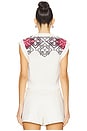 view 4 of 6 Hello Kitty Argyle Gilet in Off White
