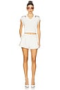 view 5 of 6 Hello Kitty Argyle Gilet in Off White