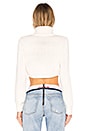 view 3 of 4 J'adore Crop Sweater in White
