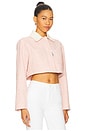 view 2 of 5 Tweed Crop Jacket in Baby Pink