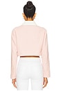 view 3 of 5 Tweed Crop Jacket in Baby Pink