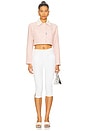 view 4 of 5 Tweed Crop Jacket in Baby Pink