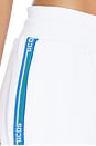 view 7 of 7 Logo Tape Straight Sweatpant in Optic White & Blue
