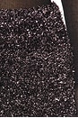 view 6 of 6 Metallic Mini Skirt in Black