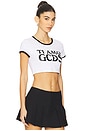 view 2 of 4 Ti Amo Crop T-shirt in Optic White