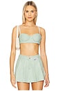 view 1 of 5 Tweed Bra in Light Green