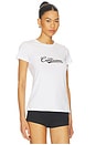 view 2 of 4 Cuntissima Slim T-shirt in Optic White & Black