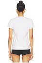 view 3 of 4 Cuntissima Slim T-shirt in Optic White & Black