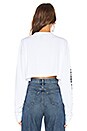 view 3 of 4 Crop Tee in White