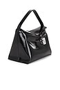 view 3 of 4 Leather Mega Bag in Black