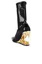 view 3 of 5 Morso Vinyl Ankle Boots in Black