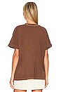 view 3 of 4 Huntington Beach Tee in Chocolate
