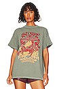 view 2 of 5 Scorpio Band Tee in Army Green
