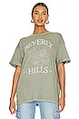 view 2 of 5 Beverly Hills Boyfriend Tee in Army Green