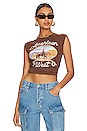 view 1 of 5 American West Moto Tee in Chocolate Brown